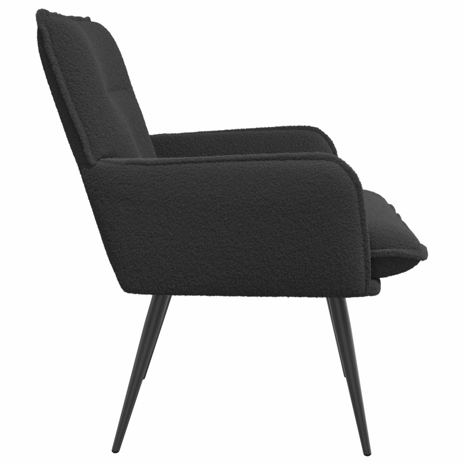 Fauteuil Donkergrijs Bouclé