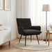 Fauteuil Zwart Bouclé