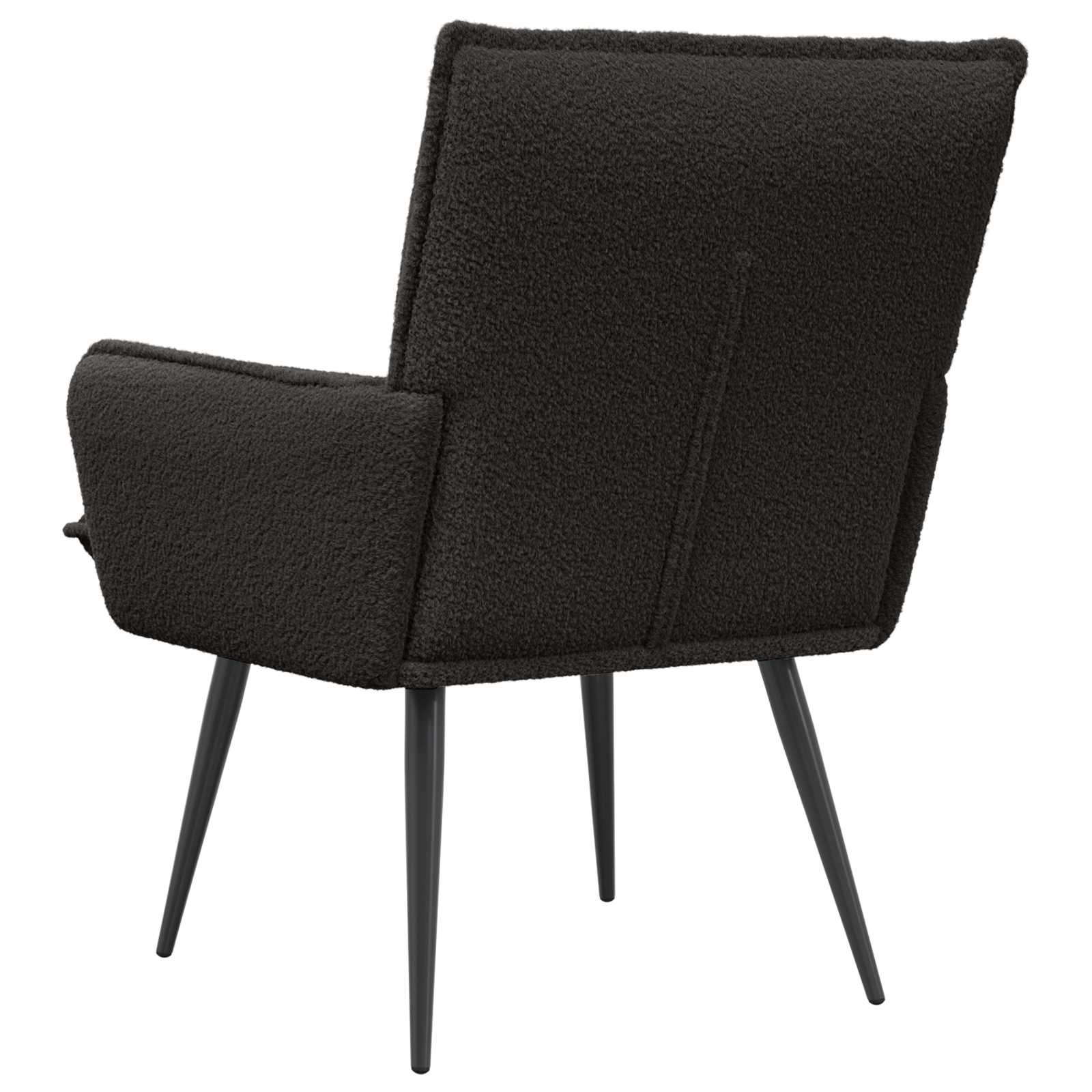 Fauteuil Zwart Bouclé