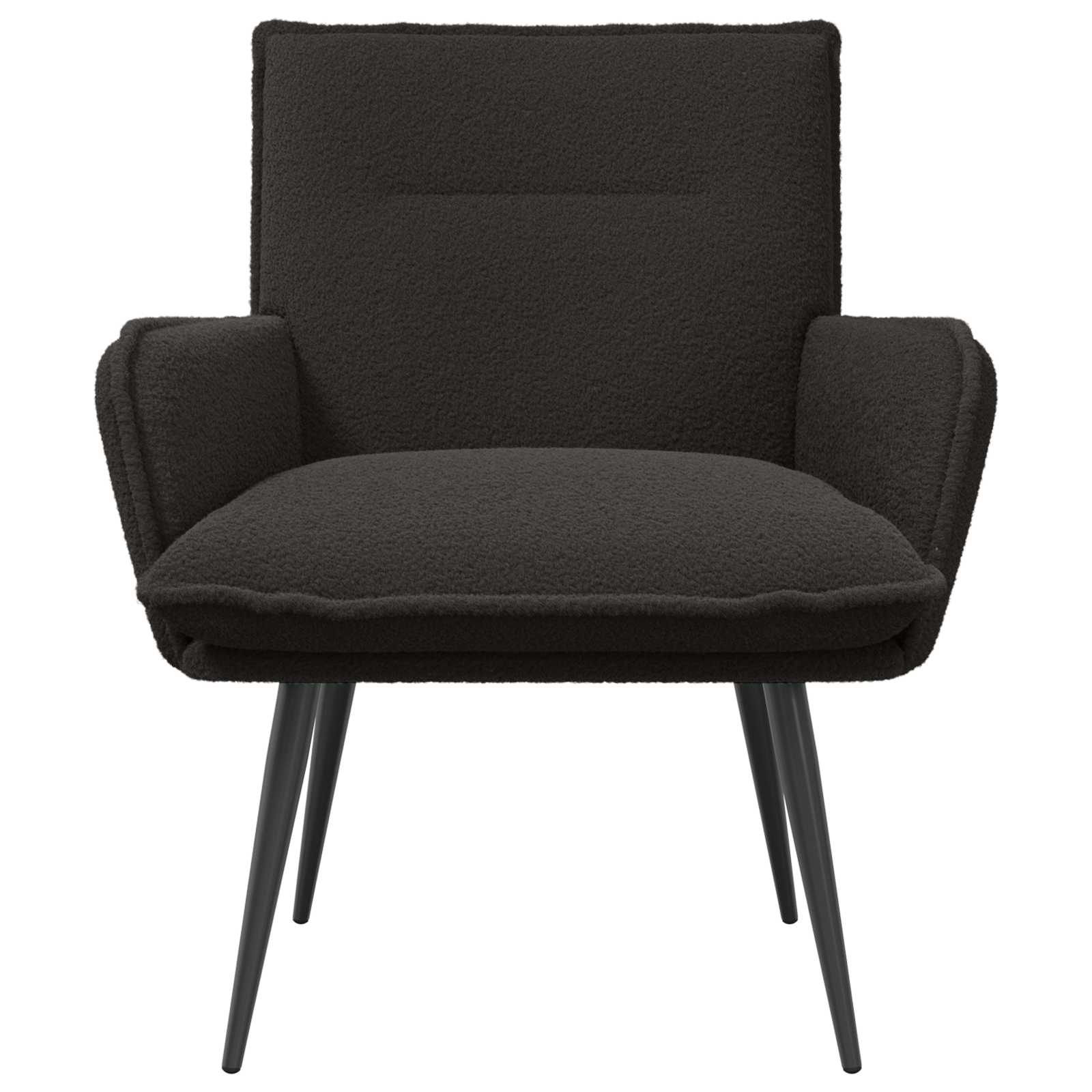 Fauteuil Zwart Bouclé