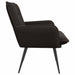 Fauteuil Zwart Bouclé
