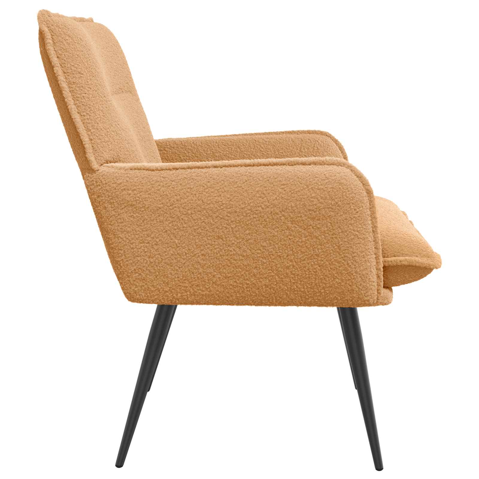 Fauteuil Beige Bouclé