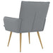 Fauteuil Lichtgrijs Stof