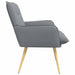 Fauteuil Lichtgrijs Stof