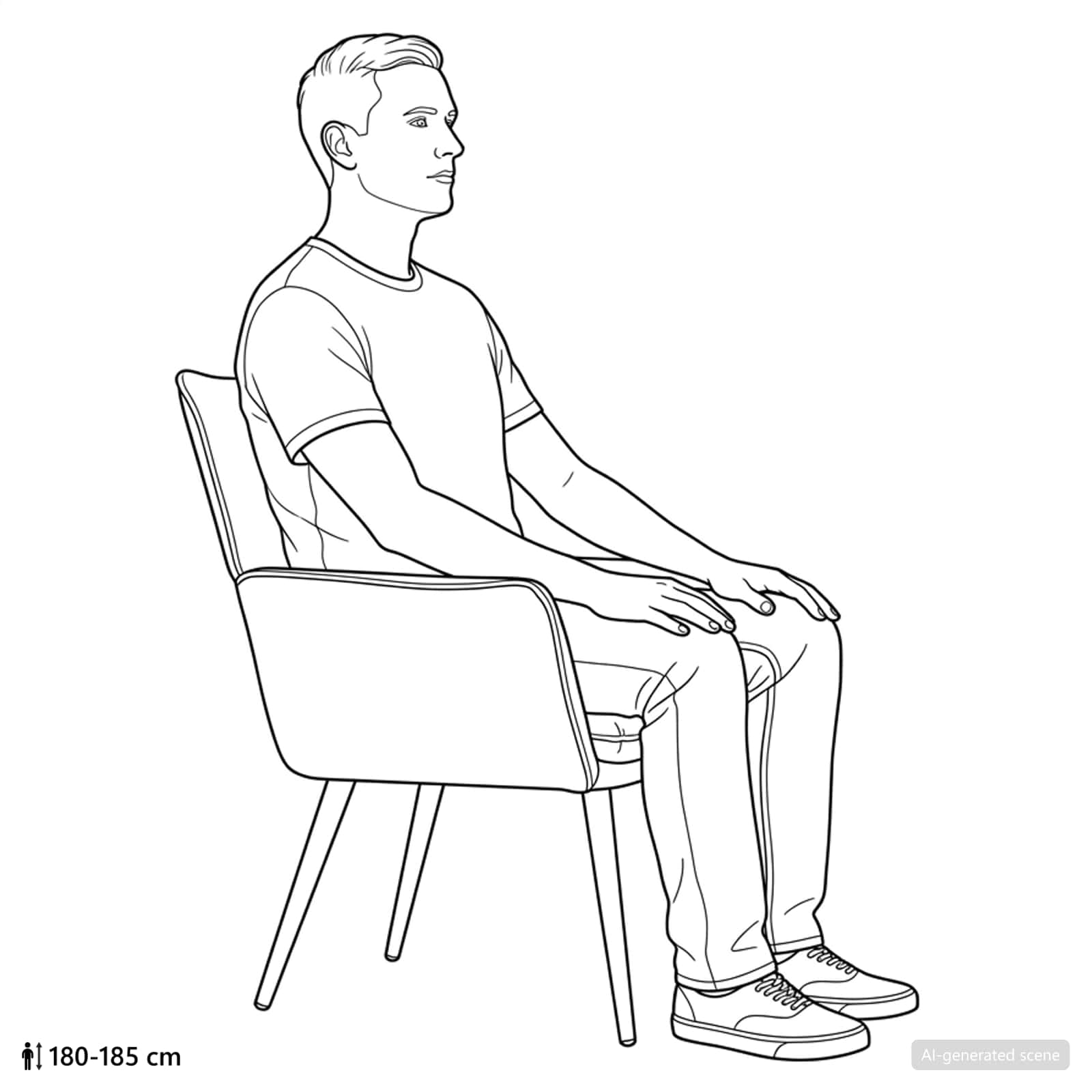 Fauteuil Donkergrijs Stof