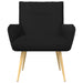 Fauteuil Zwart Stof