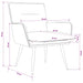 Fauteuil Zwart Stof