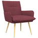 Fauteuil Wijnrood Stof