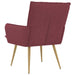 Fauteuil Wijnrood Stof