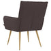 Fauteuil Donkerbruin Stof