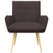 Fauteuil Donkerbruin Stof