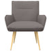 Fauteuil Taupe Stof