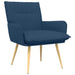 Fauteuil Blauw Stof
