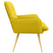 Fauteuil Lichtgeel Stof