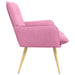 Fauteuil Roze Stof