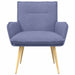 Fauteuil Jeans Blauw Stof