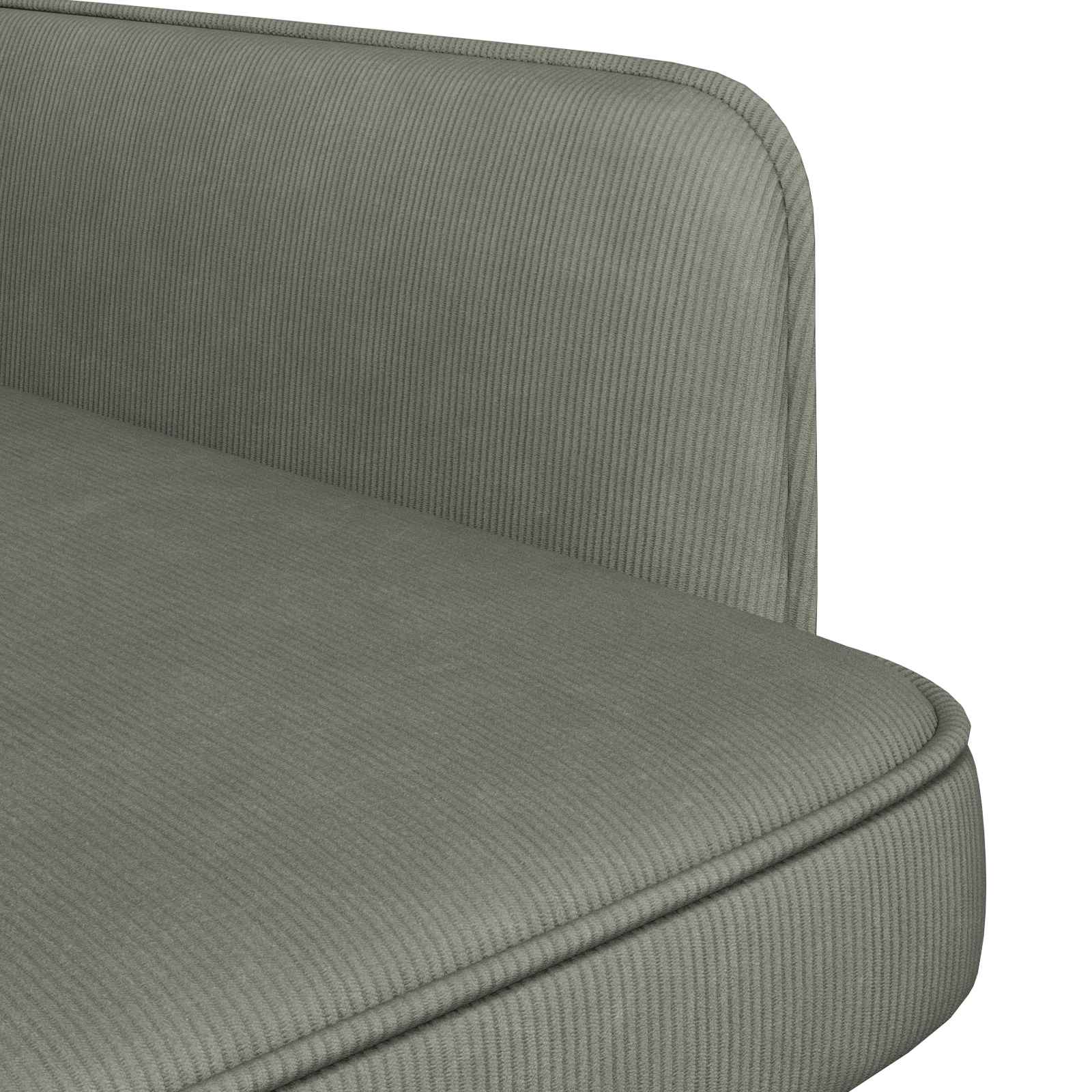 Fauteuil Lichtgrijs Corduroystof