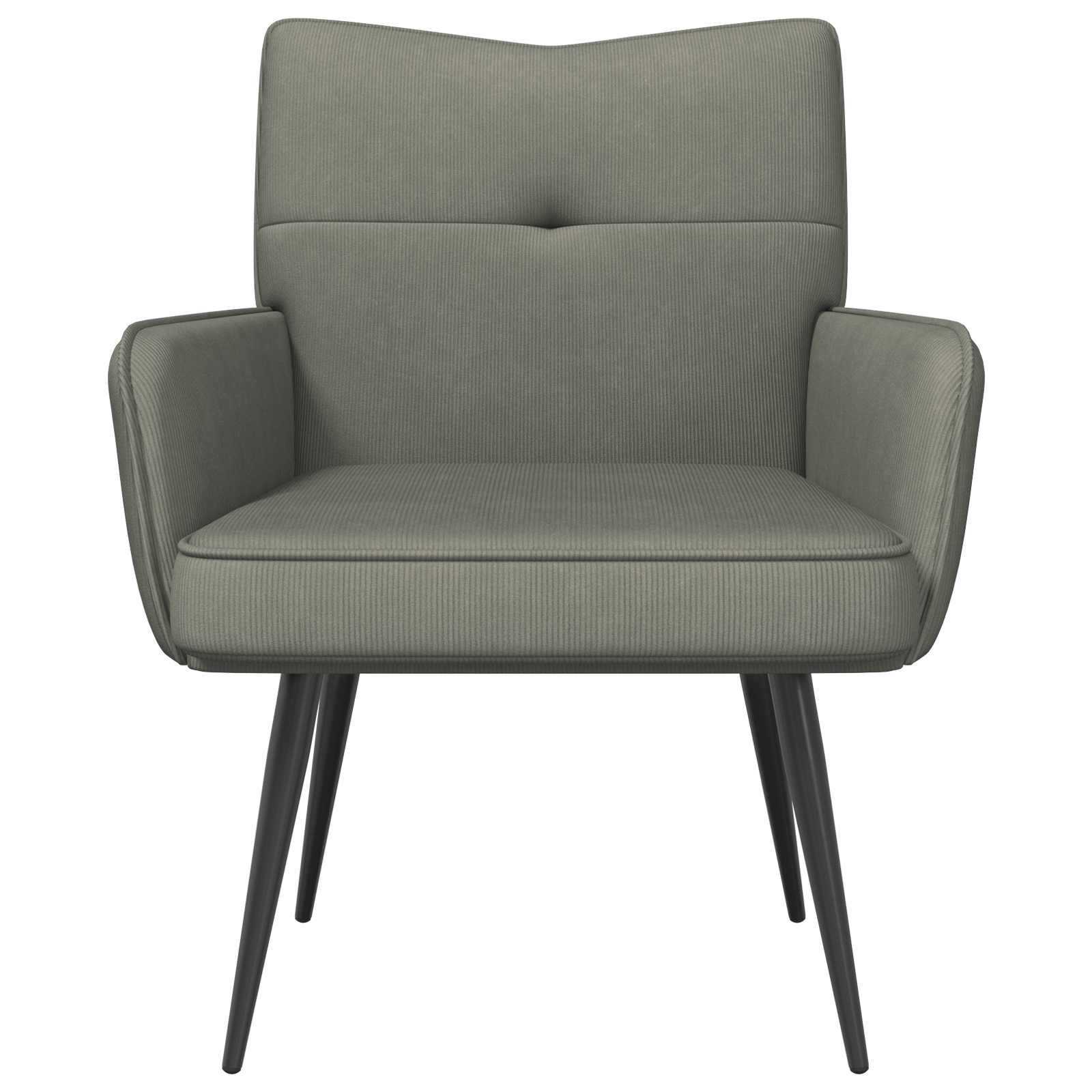 Fauteuil Lichtgrijs Corduroystof