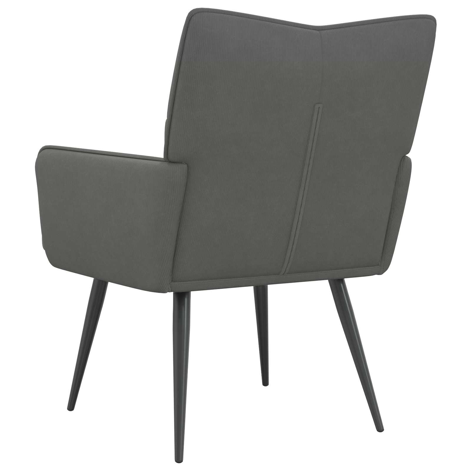 Fauteuil Donkergrijs Corduroystof