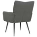 Fauteuil Donkergrijs Corduroystof