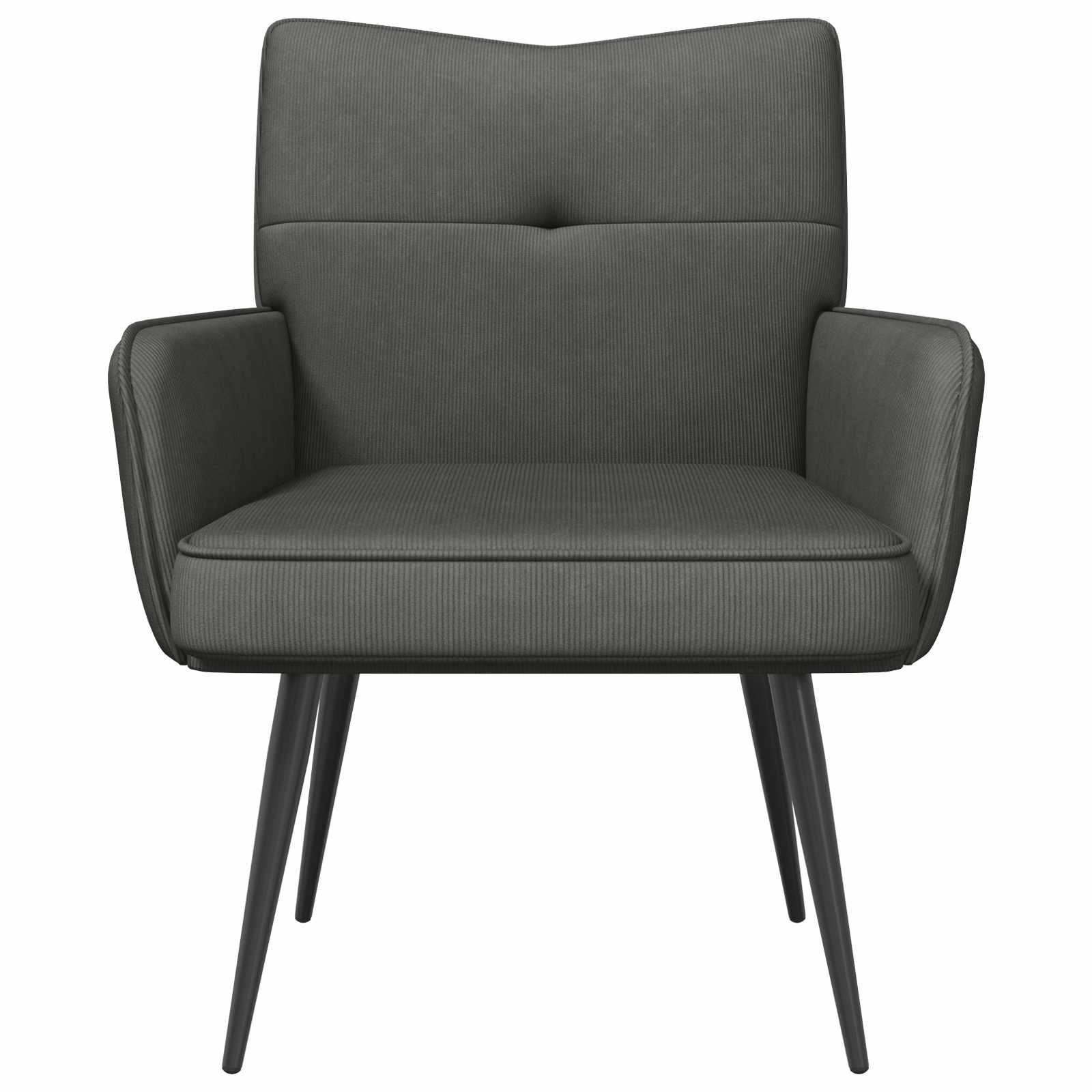 Fauteuil Donkergrijs Corduroystof