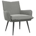 Fauteuil Lichtgrijs fluweel
