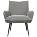 Fauteuil Lichtgrijs fluweel