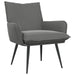 Fauteuil Donkergrijs fluweel