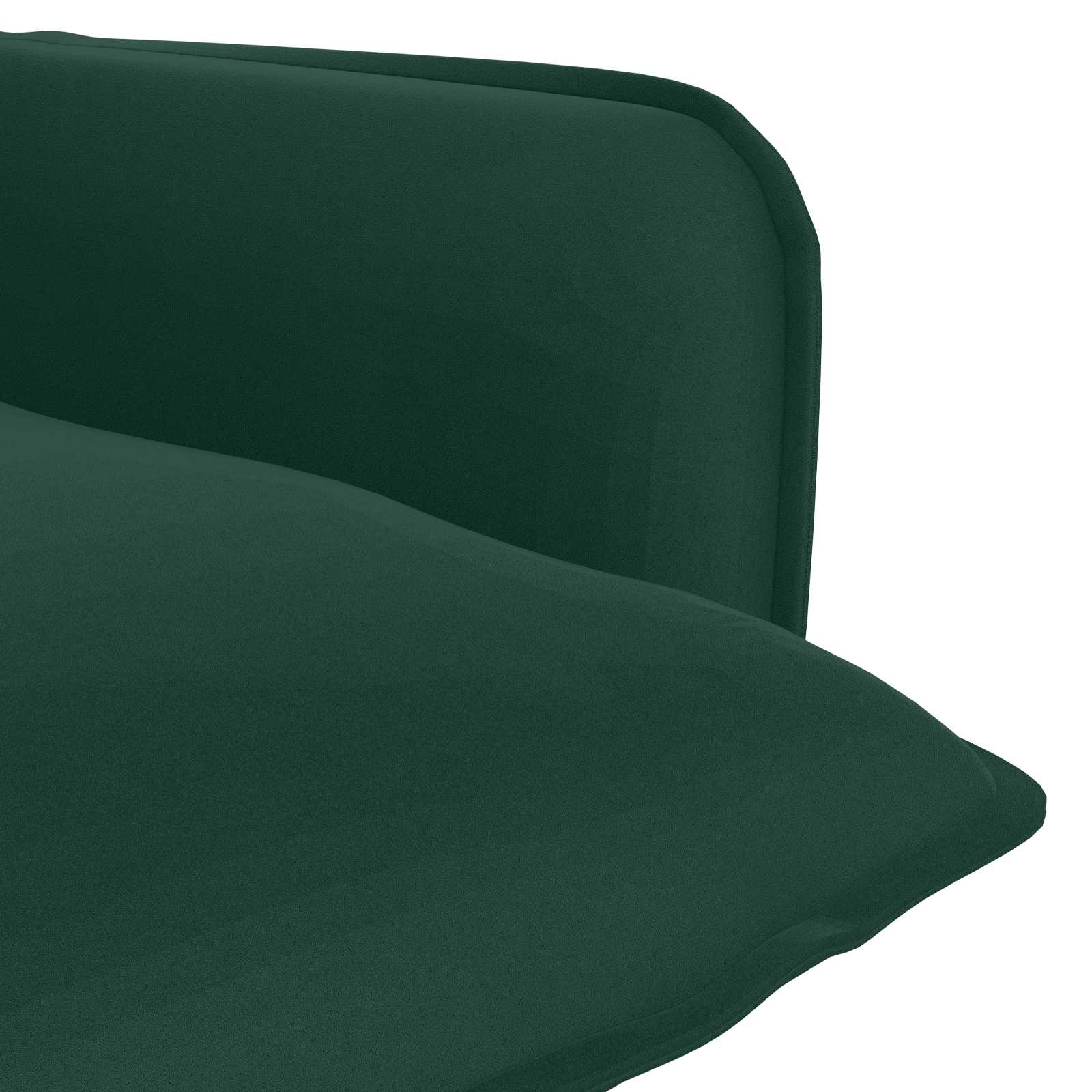 Fauteuil Donkergroen fluweel
