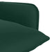 Fauteuil Donkergroen fluweel