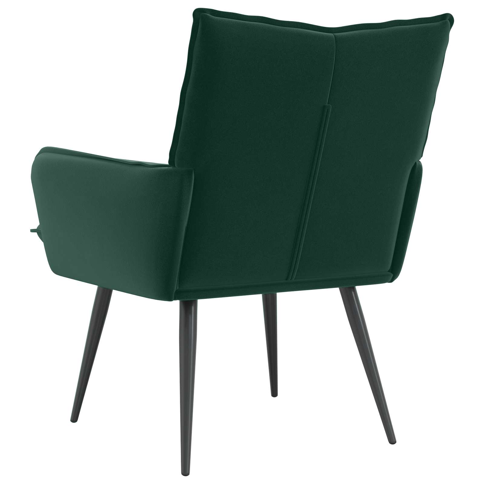 Fauteuil Donkergroen fluweel