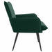 Fauteuil Donkergroen fluweel