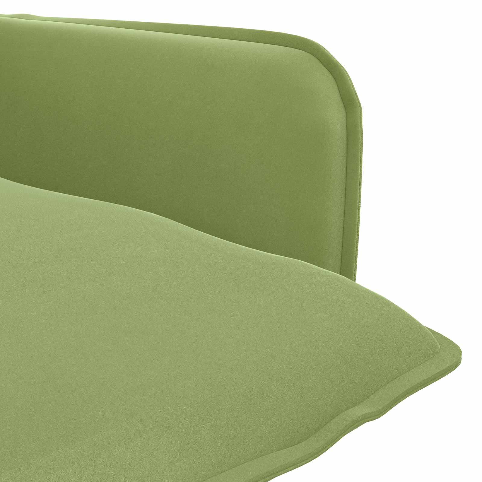 Fauteuil Lichtgroen fluweel