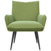 Fauteuil Lichtgroen fluweel