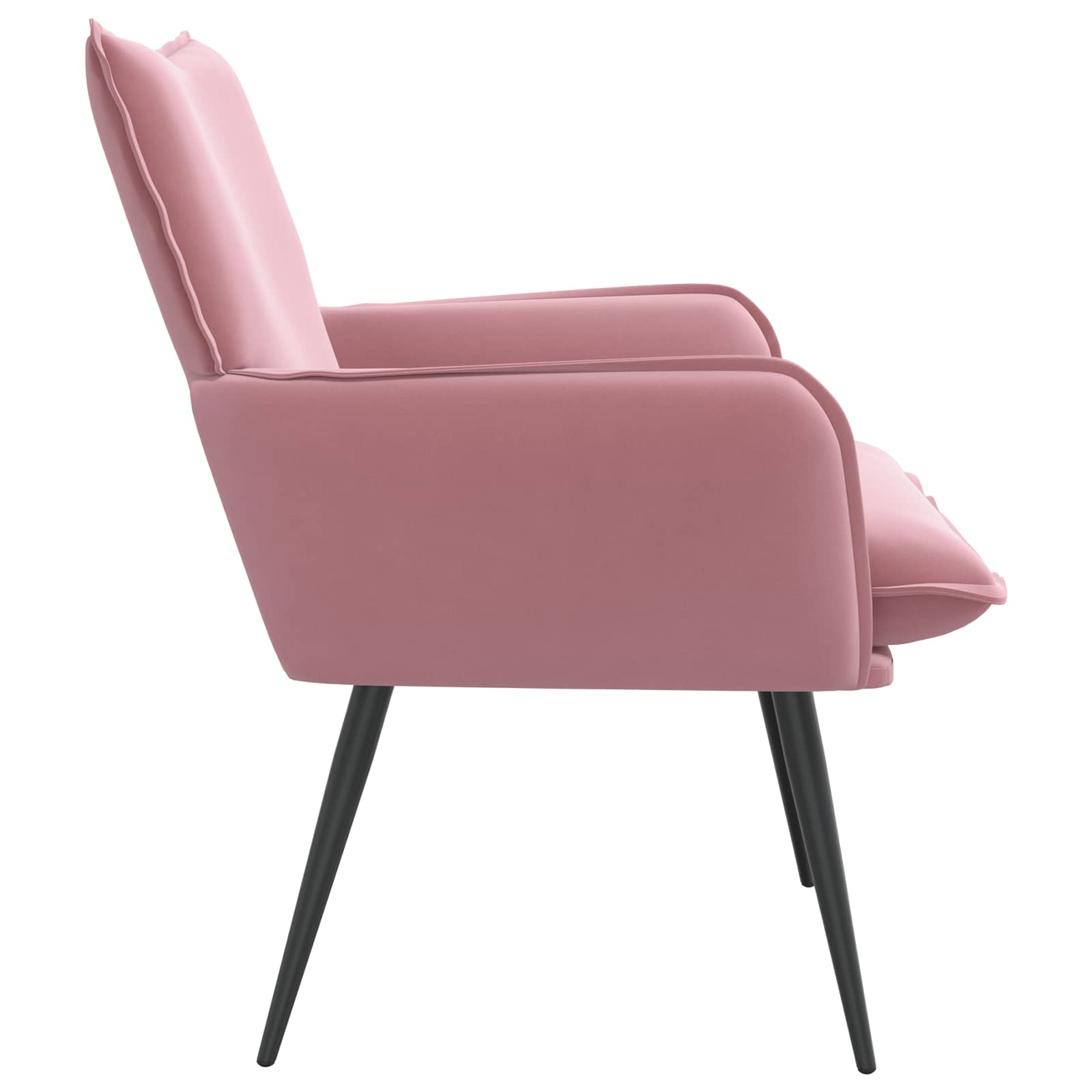 Fauteuil Roze fluweel