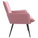 Fauteuil Roze fluweel