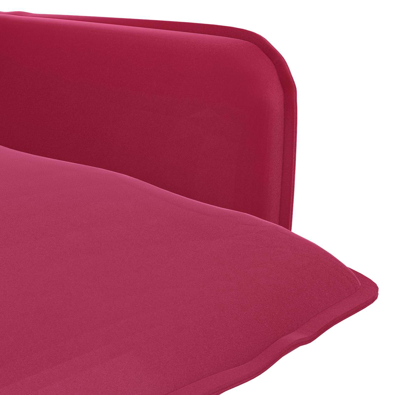 Fauteuil Wijnrood fluweel