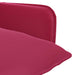 Fauteuil Wijnrood fluweel