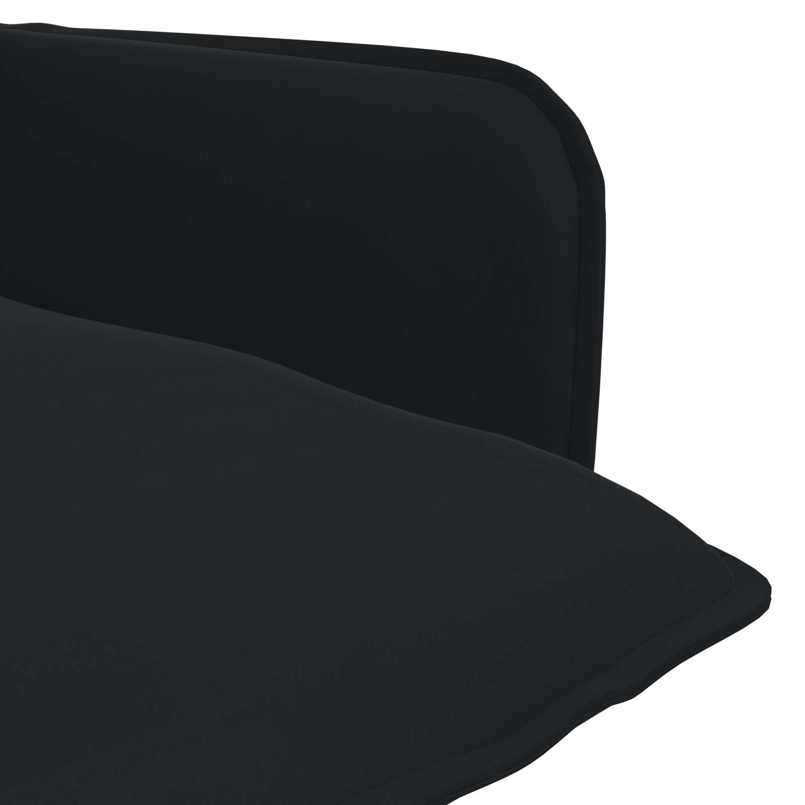 Fauteuil Zwart fluweel
