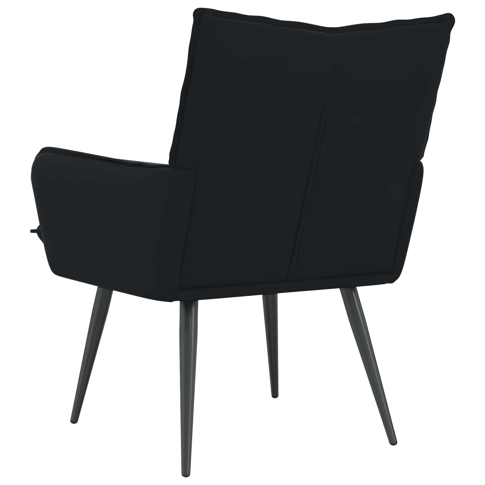 Fauteuil Zwart fluweel