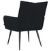 Fauteuil Zwart fluweel