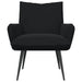 Fauteuil Zwart fluweel