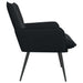 Fauteuil Zwart fluweel