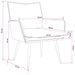 Fauteuil Zwart fluweel