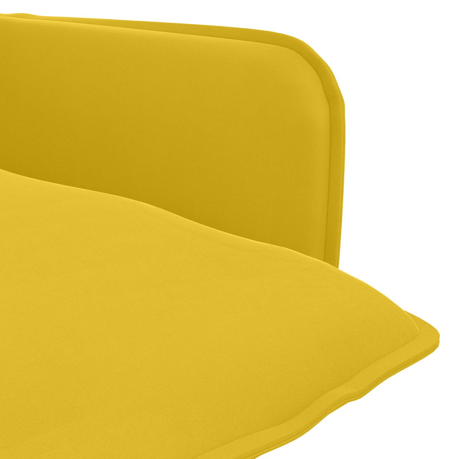 Fauteuil Geel fluweel