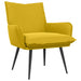 Fauteuil Geel fluweel