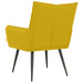 Fauteuil Geel fluweel