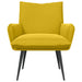 Fauteuil Geel fluweel