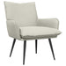 Fauteuil Crèmekleurig fluweel
