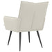 Fauteuil Crèmekleurig fluweel
